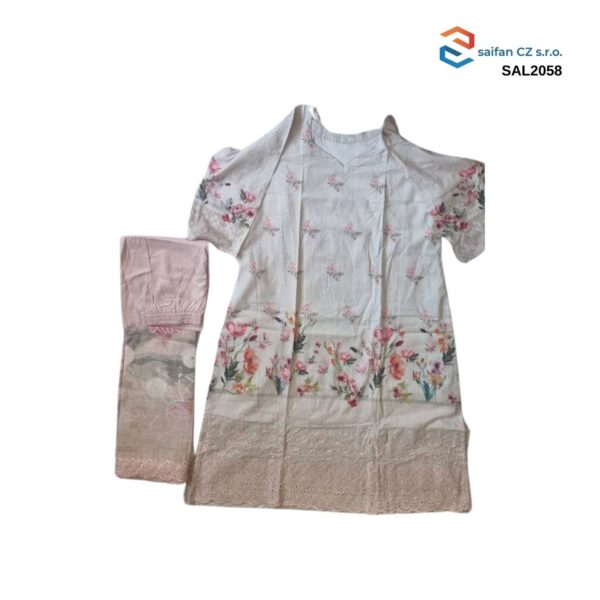 Shalwar Kameez 3 pcs set, Baby Pink