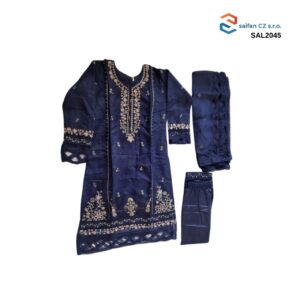 Pakistani Shadabahar, 3 pcs, Nevy Blue