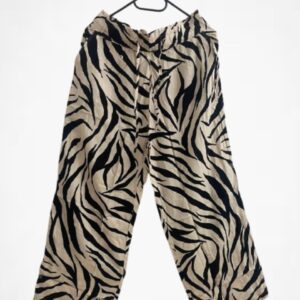 Printed Cotton Palazzo Pants