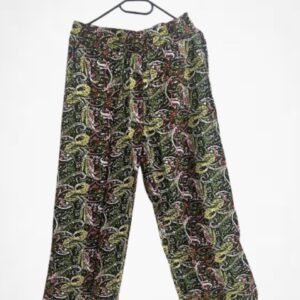 Printed Cotton Palazzo Pants-pz 6052